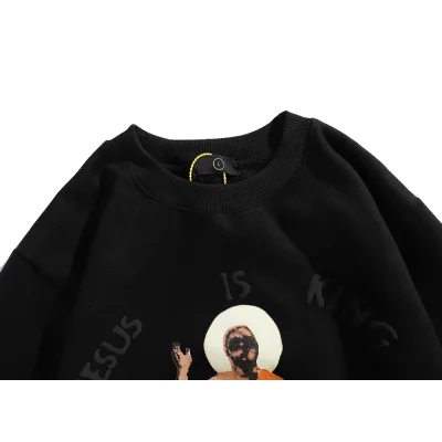 Свитшот Jesus is King Jesus plus "Black" фото № 6
