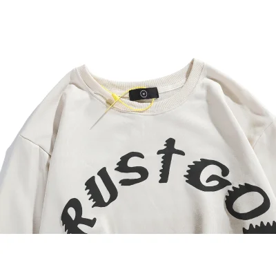 Свитшот Jesus is King TrustGod "Beige" фото № 3