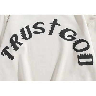 Свитшот Jesus is King TrustGod "Beige" фото № 5