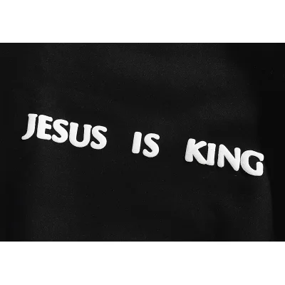 Свитшот Jesus is King Limited Religious "Black" фото № 3