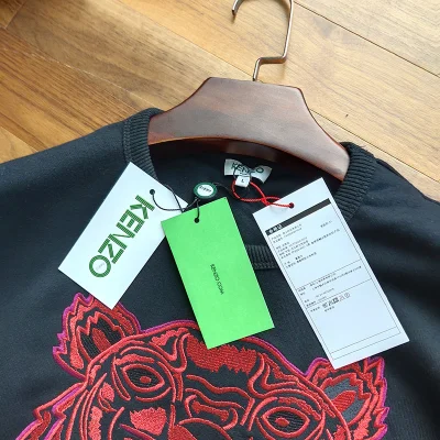 Свитшот Kenzo Embroidery Red Tiger "Black" фото № 4