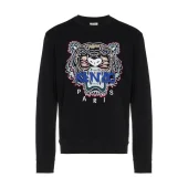 Свитшот Kenzo Embroidery Gray Tiger "Black"