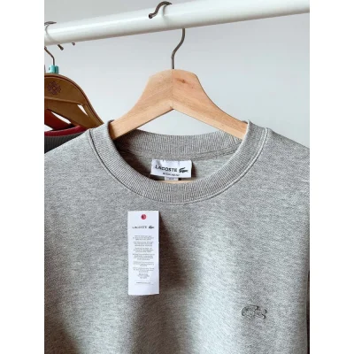 Свитшот Lacoste Small Crocodile "Gray" фото № 2