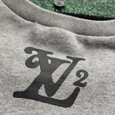 Свитшот Louis Vuitton Big Logo "Gray" фото № 7