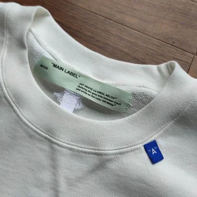 Свитшот Off White Diag Thermo "White" фото № 4