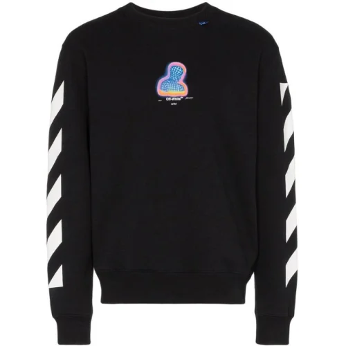 Свитшот Off White Diag Thermo "Black"