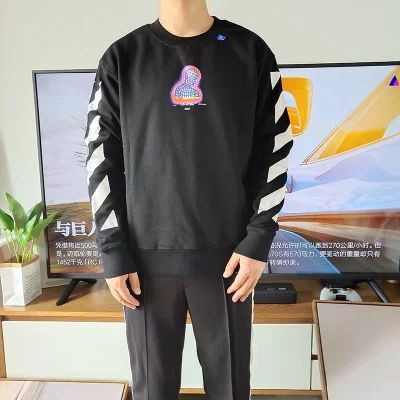 Свитшот Off White Diag Thermo "Black" фото № 5 Свитшот Off White Diag Thermo "Black" фото № 5