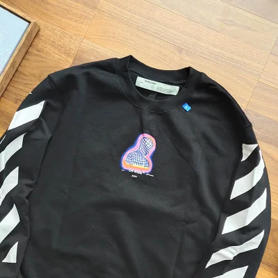 Свитшот Off White Diag Thermo "Black" фото № 7 Свитшот Off White Diag Thermo "Black" фото № 7