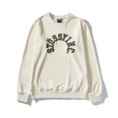 Свитшот Stussy Big Embroidery Brand "White"