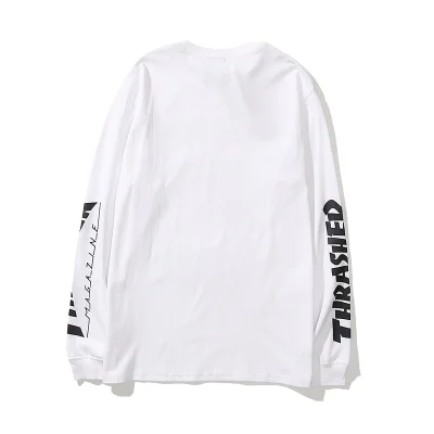 Свитшот Thrasher Brand On Sleeve "White" фото № 2