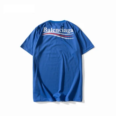 Футболка Balenciaga Wavy "Blue" фото № 2