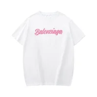 Футболка Balenciaga Pink Brand "White"
