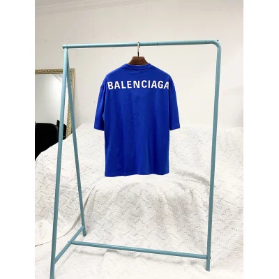 Футболка Balenciaga White Label "Blue" фото № 3