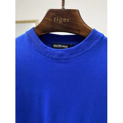 Футболка Balenciaga White Label "Blue" фото № 4