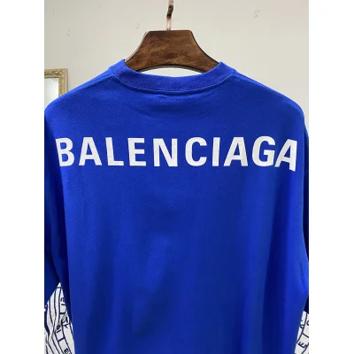 Футболка Balenciaga White Label "Blue" фото № 8