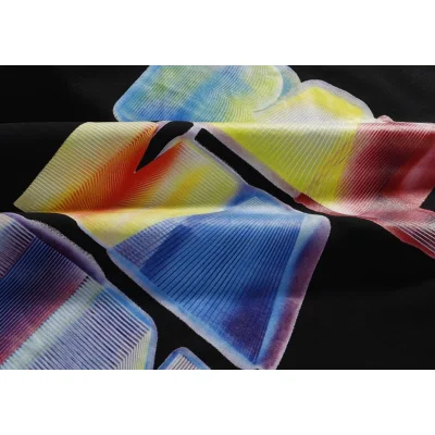 Футболка Balmain 3D Brand "Black" фото № 3