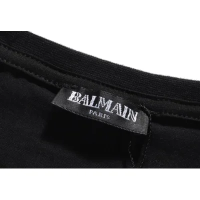 Футболка Balmain 3D Brand "Black" фото № 4