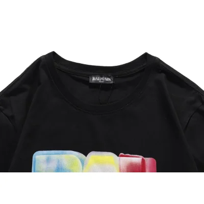Футболка Balmain 3D Brand "Black" фото № 6