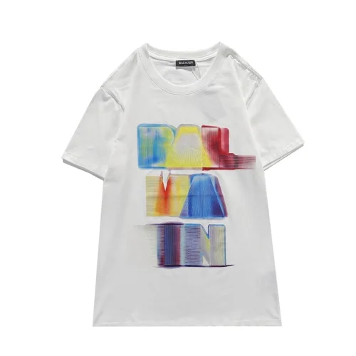 Футболка Balmain 3D Brand "White"