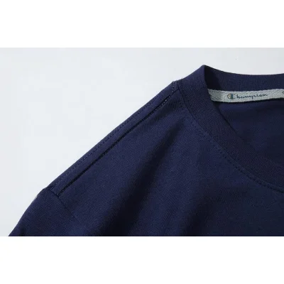 Футболка Champion White Embroidery Brand "Dark Blue" фото № 8