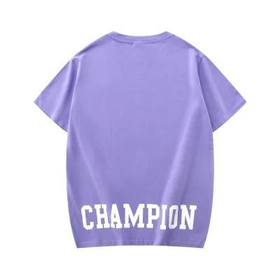 Футболка Champion White Brand "Purple" фото № 2