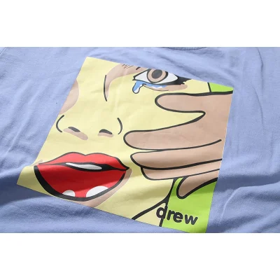 Футболка Drew House Big Face "Light Blue" фото № 3