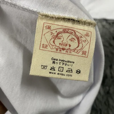 Футболка Evisu Deity Of Denim "White" фото № 5