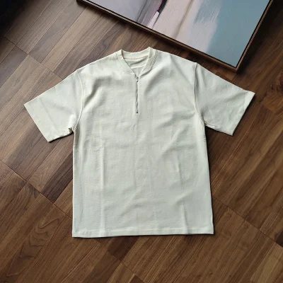 Футболка Fear Of God Half Zip "Beige" фото № 2