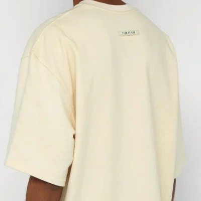Футболка Fear Of God Half Zip "Beige" фото № 6