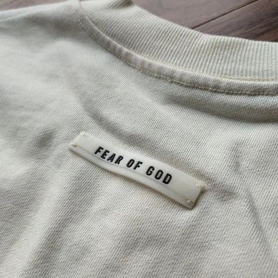 Футболка Fear Of God Half Zip "Beige" фото № 8