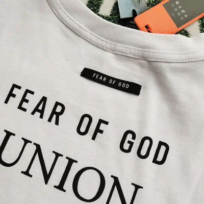 Футболка Fear Of God Union "White" фото № 6
