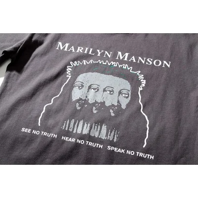 Футболка Fear Of God Vintage Fog Marilyn Manson "Gray" фото № 7