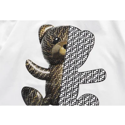Футболка Fendi Big Bear Roma "White" фото № 2