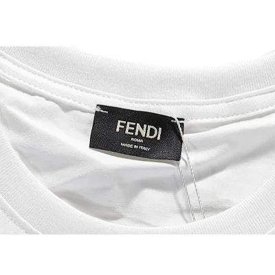 Футболка Fendi Big Bear Roma "White" фото № 4