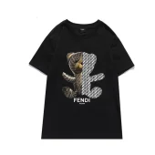 Футболка Fendi Big Bear Roma "Black"