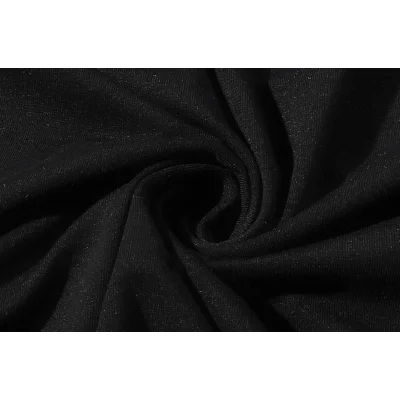 Футболка Fendi Rhinestones FF "Black" фото № 6