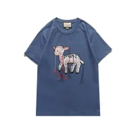 Футболка Gucci Embroidery Bichon "Blue"