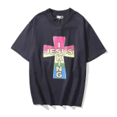 Футболка Jesus is King Kanye Jesus Is King JIK Cross T-Shirt "Black"