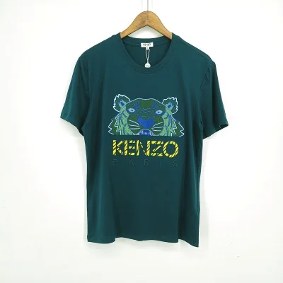 Футболка Kenzo Blue Logo "Black" фото № 2