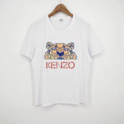 Футболка Kenzo Yellow Logo "White" фото № 2 Футболка Kenzo Yellow Logo "White" фото № 2