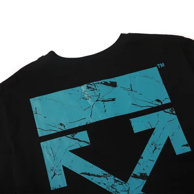 Футболка Off White Marble "Black" фото № 3 Футболка Off White Marble "Black" фото № 3