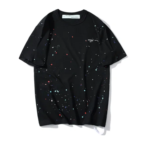 Футболка Off White Dots "Black"