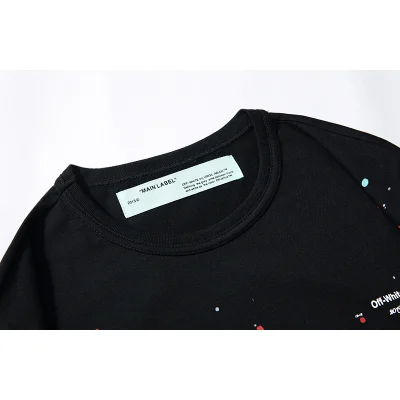 Футболка Off White Dots "Black" фото № 2