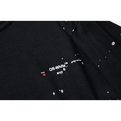 Футболка Off White Dots "Black" фото № 3