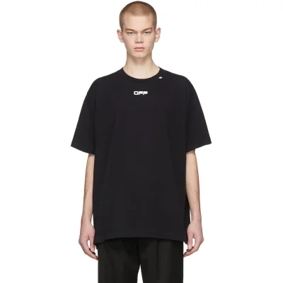 Футболка Off White Spring Summer 20 "Black" фото № 2