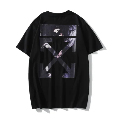 Футболка Off White White Logo "Black" фото № 2