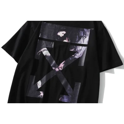 Футболка Off White White Logo "Black" фото № 7