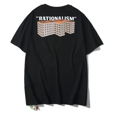 Футболка Off White Rationalism "Black" фото № 2
