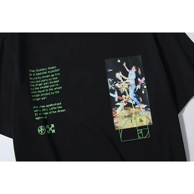 Футболка Off White Basketball "Black" фото № 5