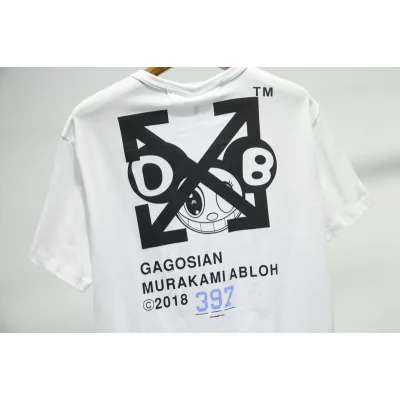 Футболка OFF WHITE Gagosian Murakami Abloh "White" фото № 6 Футболка OFF WHITE Gagosian Murakami Abloh "White" фото № 6